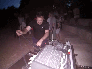 Goyo, técnico de sonido